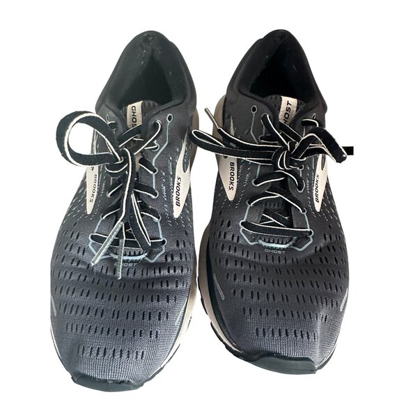 Brooks Ghost 13 Womens Running Shoes Size 9 Gray Mesh Cushioned Lightweight - Picture 1 of 6
